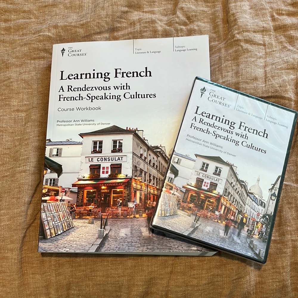 The Great Courses Learning French DVD & Course Workbook